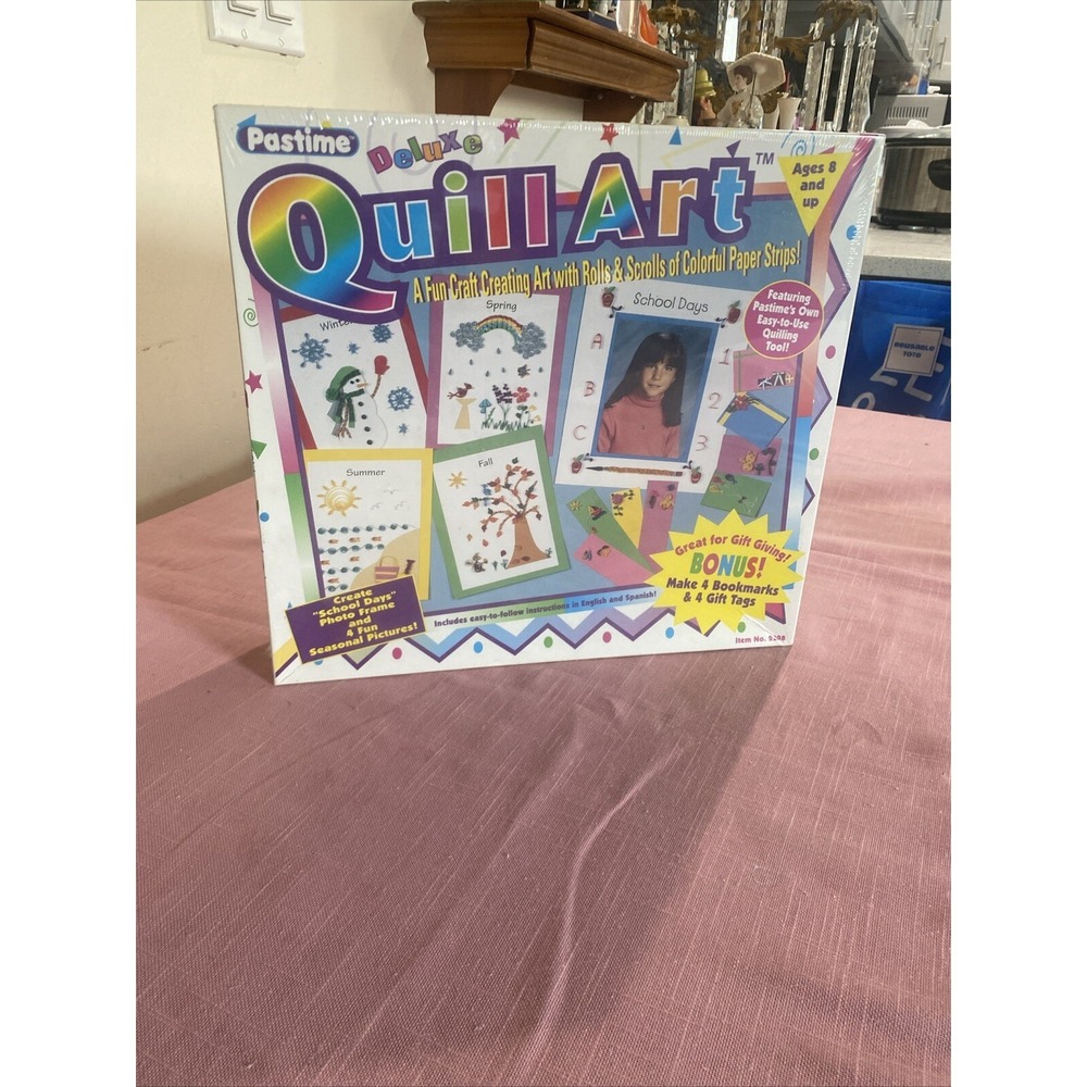 Quill Art Deluxe Set‎ by Pastime (for Ages 8 to Adult) VTG 1997 NEW IN BOX